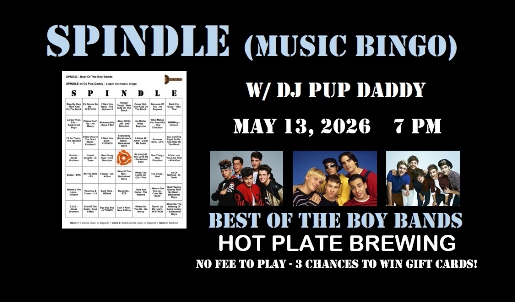 Spindle Music Bingo