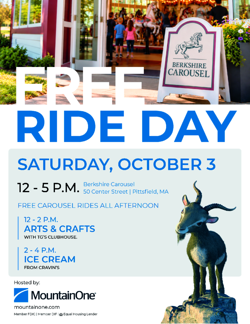 Free Ride Day at the Berkshire Carousel